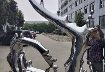 浪花雕塑廠家，鏡面工藝制作，不銹鋼浪花雕塑價(jià)格