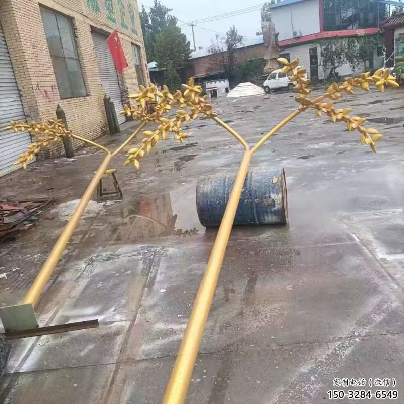 園林水稻雕塑廠家 城市廣場雕塑廠 步行街擺件