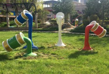 商業街油漆桶雕塑 售樓處學校雕塑 動漫擺件