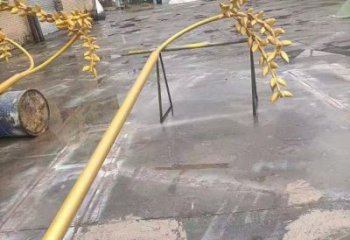 仿古水稻雕塑廠家 庭院彩繪雕塑制作 田間小品