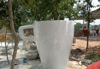 城市杯子雕塑 風景區彩繪雕塑 抽象擺件