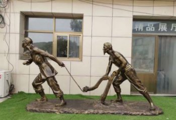 庭院農(nóng)耕牛雕塑效果圖 城市古銅色雕塑 動物小品制作