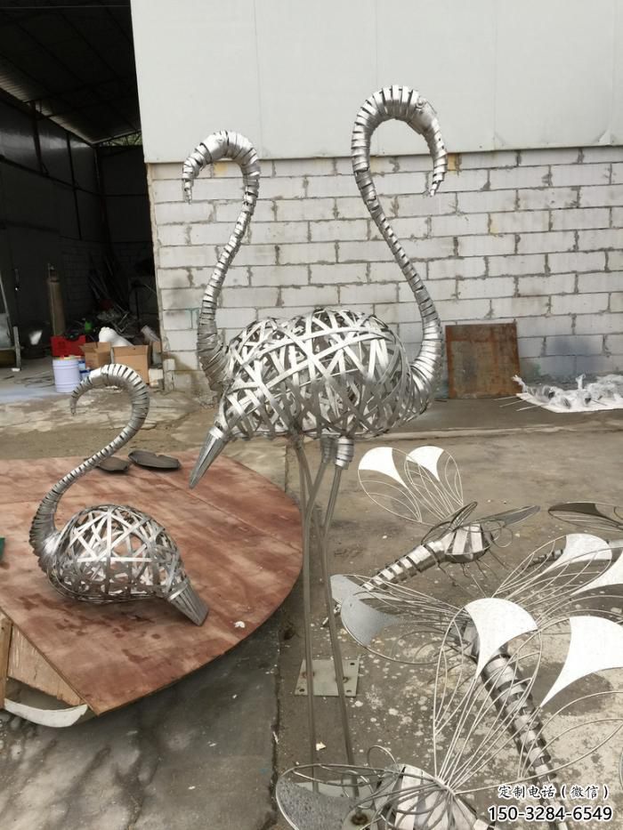 承接風景區仙鶴雕塑 售樓處廣場雕塑 仿古擺件