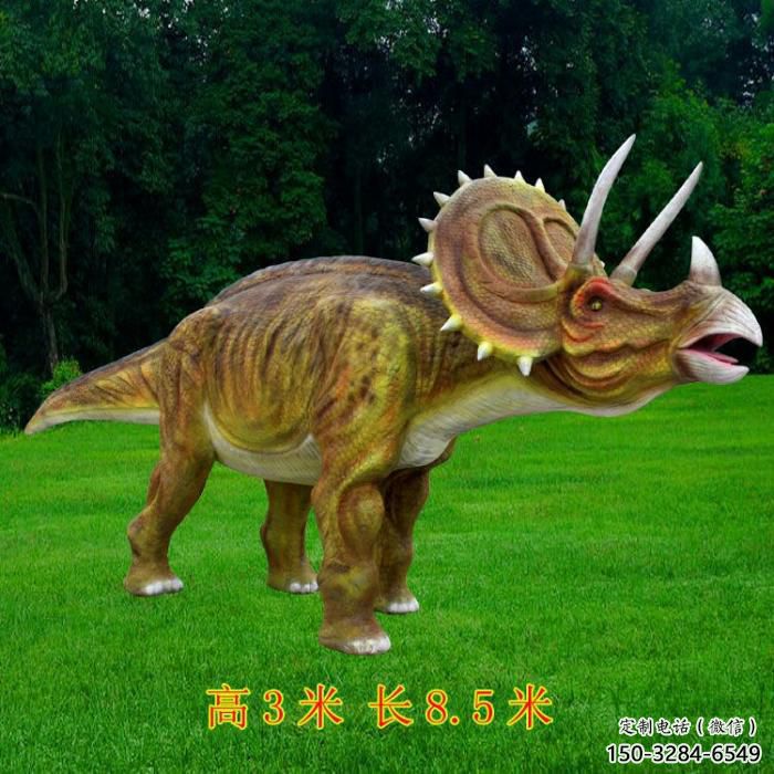 園林恐龍雕塑 風景區(qū)玻璃鋼仿真雕塑 廣場小品