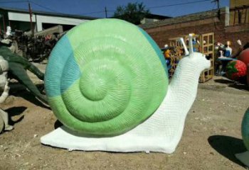 大型玻璃鋼蝸牛雕塑廠家 商業街廣場雕塑 古銅色擺件