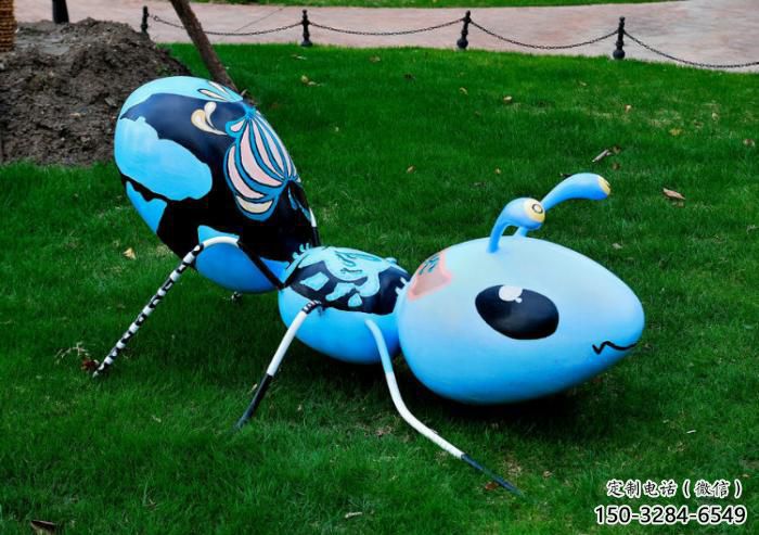 園林玻璃鋼螞蟻雕塑 城市廣場(chǎng)雕塑 步行街?jǐn)[件