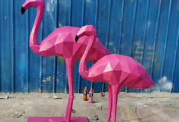 不銹鋼風景區火烈鳥雕塑 售樓處廣場雕塑 仿古擺件