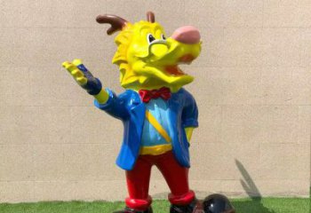 玻璃鋼十二生肖雕塑廠家 城市廣場雕塑 步行街?jǐn)[件