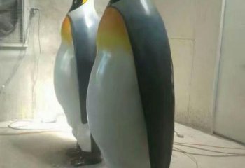 仿真企鵝雕塑 酒店公園雕塑 風景區擺件