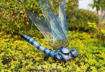玻璃鋼仿真蜻蜓雕塑 店門口園林雕塑 動物小品