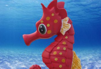 廣場玻璃鋼海馬雕塑 公園仿真雕塑 抽象擺件