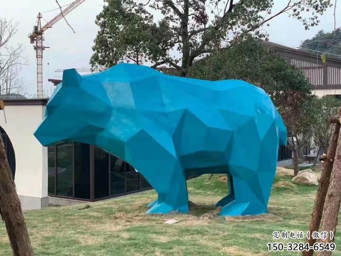大型不銹鋼豹子雕塑廠家 門口創意雕塑 售樓處小品