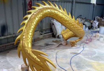 龍形銅雕塑，鑄銅工藝，大型動物雕塑制造商 (3)