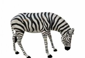 門口斑馬雕塑 售樓處仿真雕塑 彩繪小品