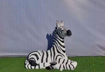 店門口斑馬雕塑 創意景觀雕塑 仿真擺件