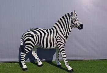 風景區斑馬雕塑 售樓處廣場雕塑 仿古擺件