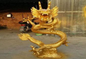 加工龍頭雕塑廠家，鑄銅動物雕塑，房地產售樓處擺件