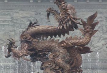 制作龍頭雕塑廠家，鑄銅動物雕塑，房地產售樓處擺件