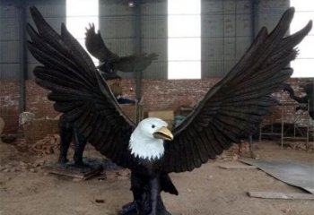 玻璃鋼廣場老鷹雕塑 公園仿真雕塑 抽象擺件