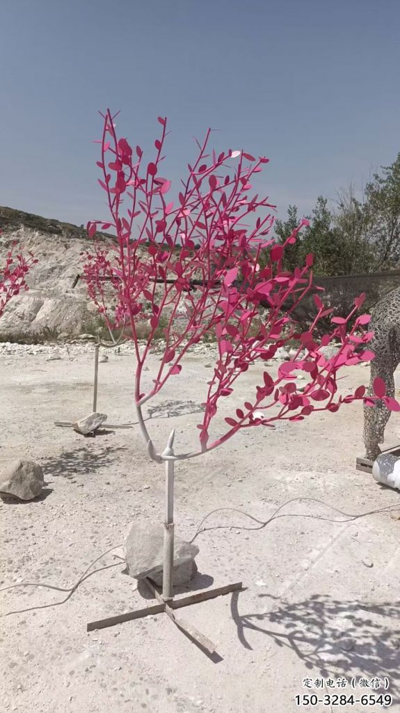 田間不銹鋼麋鹿雕塑 彩繪仿真雕塑 園林擺件