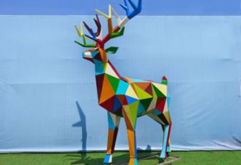 風(fēng)景區(qū)麋鹿雕塑 售樓處廣場(chǎng)雕塑 仿古擺件