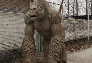 幼兒園猩猩雕塑，動物主題，仿古工藝