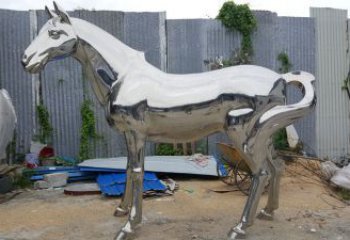 酒店戰(zhàn)馬雕塑，迪士尼主題，拋光工藝