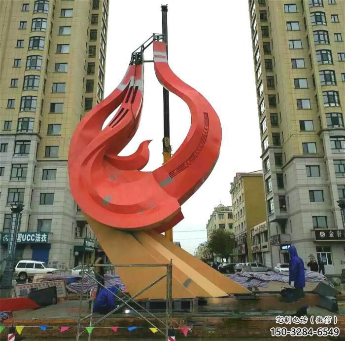 田間大雁雕塑 彩繪仿真雕塑 園林擺件