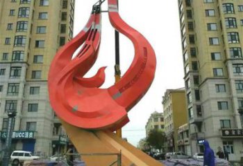 田間大雁雕塑 彩繪仿真雕塑 園林?jǐn)[件