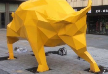 售樓部黃牛雕塑，家禽小品，鍍銅工藝