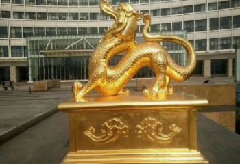 飯店白虎雕塑，鍍金歐式雕塑，鍍金工藝