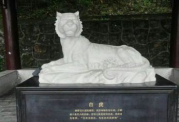 街道白虎雕塑，鑄銅農(nóng)耕雕塑，古銅效果