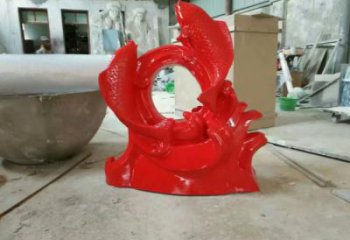 風(fēng)景區(qū)鯉魚雕塑 售樓處廣場(chǎng)雕塑 仿古擺件