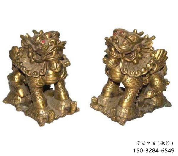 海洋館貔貅雕塑，鍍銅海洋雕塑，鍍銅工藝