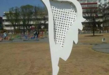 廣場(chǎng)白鷺雕塑，卡通水景雕塑，抽象效果