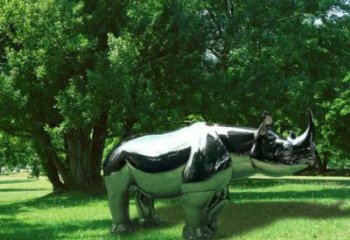 海洋館犀牛雕塑，鍍銅海洋雕塑，鍍銅工藝