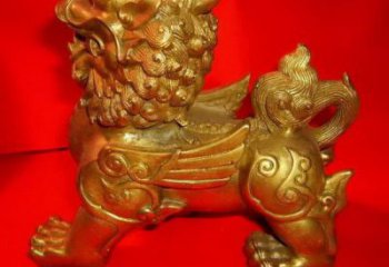 公園貔貅雕塑，噴砂發光雕塑，鑄銅工藝