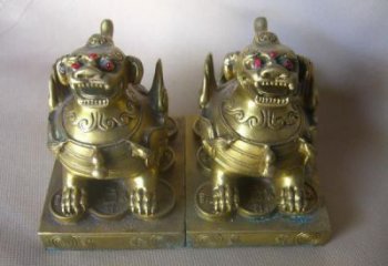 農(nóng)村貔貅雕塑，鏤空海洋雕塑，抽象效果