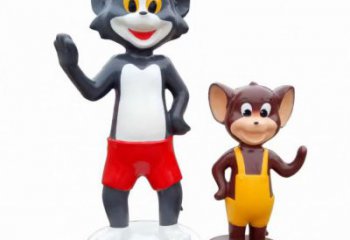 街道老鼠雕塑，鑄銅農(nóng)耕雕塑，古銅效果