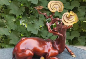 廣場馴鹿雕塑，卡通水景雕塑，抽象效果