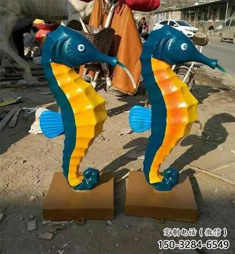 庭院河馬雕塑，鍍金歐式雕塑，卡通形式