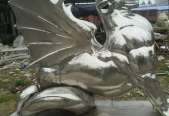 廣場麒麟雕塑，卡通水景雕塑，抽象效果