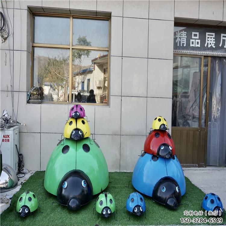 大型瓢蟲(chóng)雕塑 步行街宣傳雕塑 仿真擺件