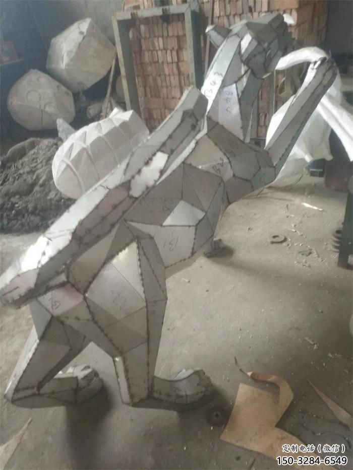 獵豹雕塑，仿古動漫雕塑，仿古擺件