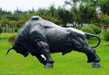 商業(yè)街開荒牛雕塑 售樓處雕塑 動(dòng)物擺件