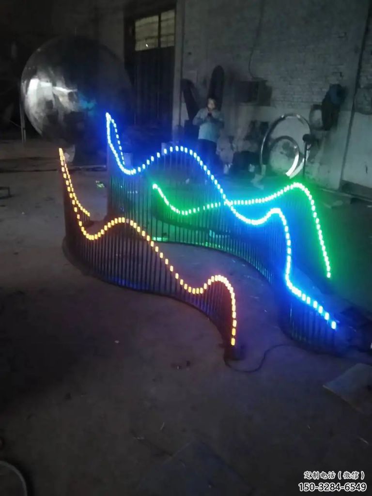 農村假山雕塑，鏤空景觀雕塑，抽象效果