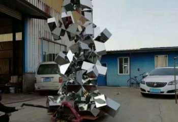 校園景觀石雕塑，拉絲景觀雕塑，抽象主題