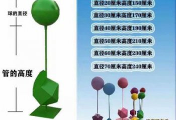 景區(qū)氣球雕塑，鍍金歐式雕塑，鐵藝材質(zhì)