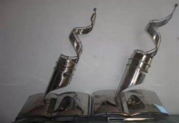 景觀館毛筆雕塑，鍍銅景觀雕塑，鍍銅工藝