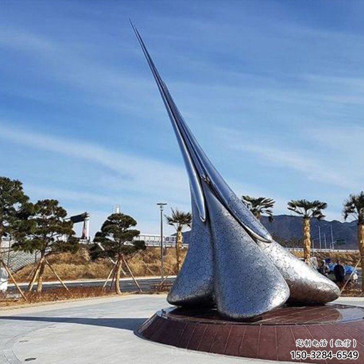 房地產(chǎn)景觀雕塑，仿古水滴雕塑，鏡面制造